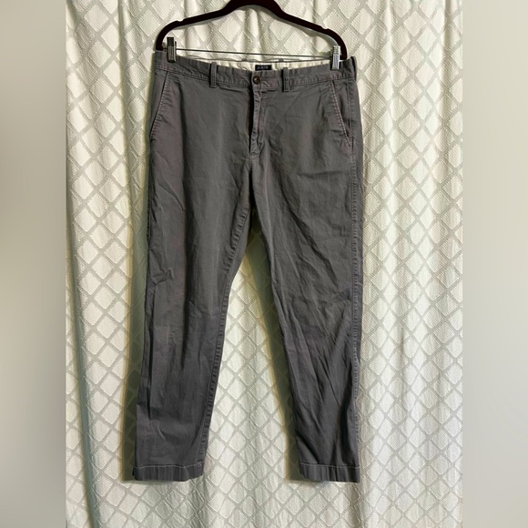 J. Crew Flex Men’s Pants, Gray, size 34x32, great condition! - Picture 2 of 6